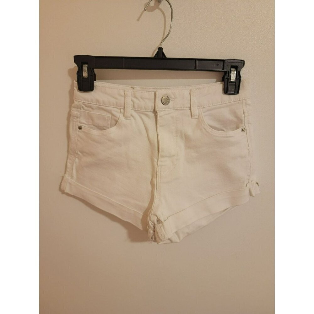 Zara Trafaluc TRF line Size 2 White Shorts rockabilly cowgirl countrygirl rodeo